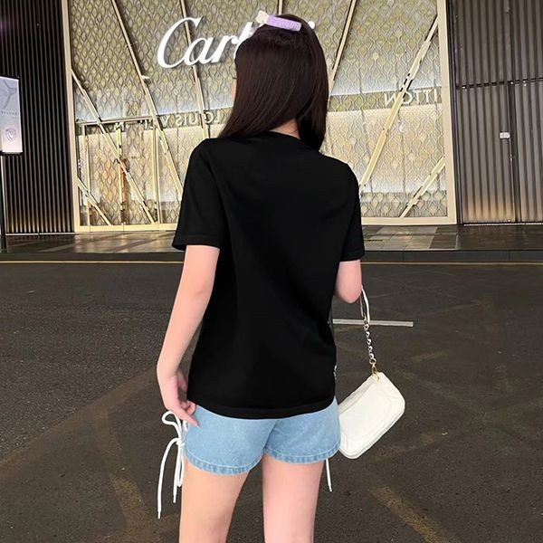 ★日本!!人気！かっこ可愛い♡ ディオール ジャディオール ロゴ コットン tシャツ コピー dei71683